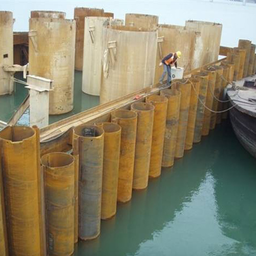 驻马店钢护筒现场安装